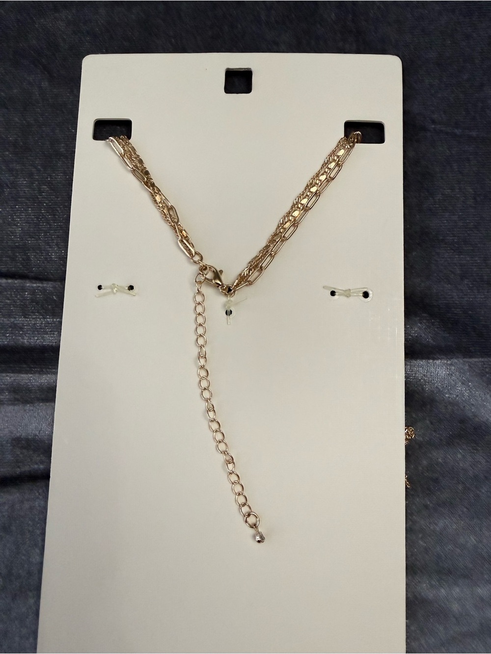 I.AM.GIA Gold Layered Paperclip & Rope Necklace - Picture 3 of 3